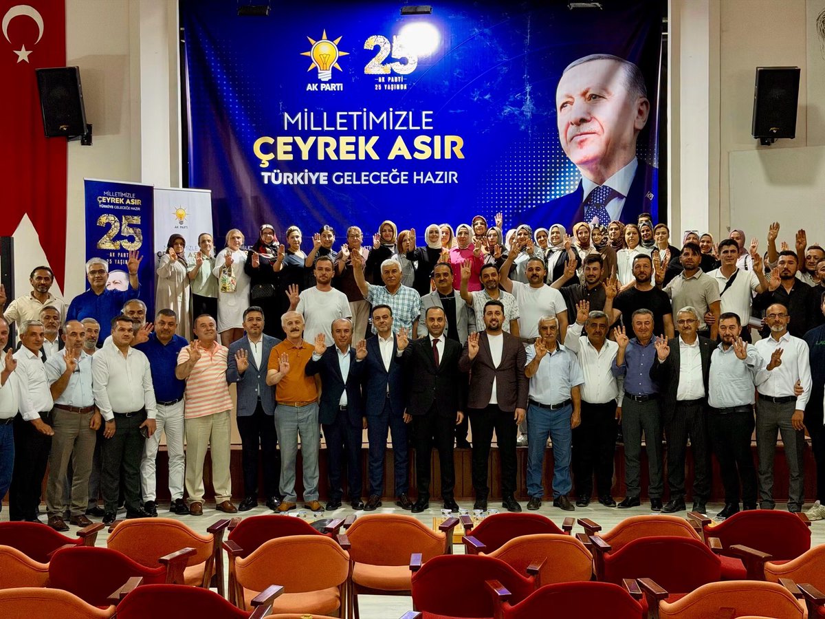 melikecilhan's tweet photo. Çeyrek asırlık destan AK Partimiz 25 yaşında 🇹🇷

“Milletimizle Çeyrek Asır, Türkiye Geleceğe Hazır” 
Sayın Cumhurbaşkanımızın Liderliğinde 25 yıldır milletimizin yanında, Türkiye’nin hizmetinde,Nice yıllara, nice büyük eserlere… https://t.co/DKPMZPowm7