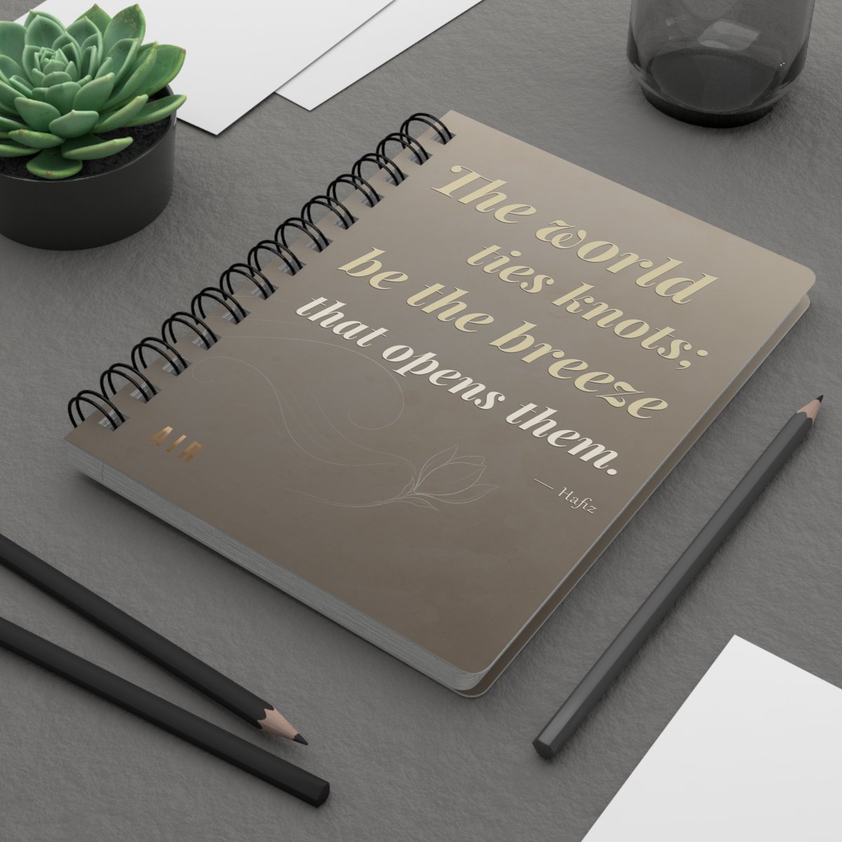 TrinjanStudio's tweet photo. The world ties knots;
be the breeze that opens them.
— Hafiz, Ghazal 274
The AIR notebook is now live — third in Trinjan's Elements Series.
https://t.co/y8Xvr0qouB
#Hafiz #PersianPoetry #Trinjan #ElementsSeries #SufiWisdom
One element remains. https://t.co/WgayyhPmnB