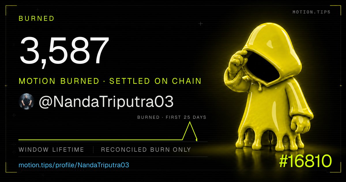 NandaTriputra03's tweet photo. Masih tentang $motion yg memberikan penghasilan hanya dengan follow,like dan komen @tipmotion 10 - 1000 sudah bisa menghasilkan token $motion,maka dari itu ayo kita saling suport satu sama lain dengan saling like komen dan follow,yuk gas..

@motiontip @tipmotion @all @nekoskyone https://t.co/6lEtZRPZEn
