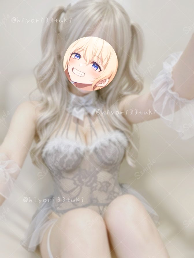 hiyori33tuki's tweet photo. ツインテールな
バニーガールコスプレ🐰🤍

むちむちもちもちだよっ
ツインテールにしてみたっ!

ひよりんと楽しいことしない🃏♥️❔
なにする？なにするっ？
あ、ゲームがいいな。うん。

似合ってるかな〜💭❔

#vtuber      #コスプレ https://t.co/29eTKEwjZA