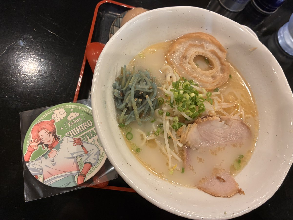 sk_sc_'s tweet photo. 期間中3回行けたし、可不可くんのラーメンどっちも食べられてハピ！🤞🥰
来年も楽しみにしております🍜✨ https://t.co/rH3gMrj3cu