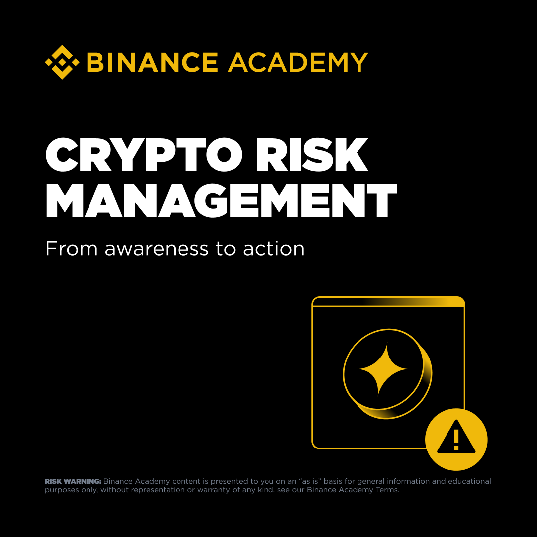 BinanceAcademy's tweet photo. The best time to learn risk management is before you need it. 
Crypto Risk Management is now live on Binance Academy. Learn, share the certificate, and win Binance swag. 🎓

Campaign period: Aug 12 – Aug 23, 2026
🔸Complete the course & earn your certificate: https://t.co/Zr3OZP4XdS
🔸Follow @BinanceAcademy on X
🔸Share your certificate with #BinanceAcademyCourse
🔸Fill in the shipping info: https://t.co/l827tAIgmV
🔸Wait for results!

20 winners will be selected on Aug 24, 2026 — chosen based on creativity and relevance in sharing their certificate and learning journey. Make your post stand out. 🏆

Note: Campaign unavailable in certain regions due to compliance requirements.