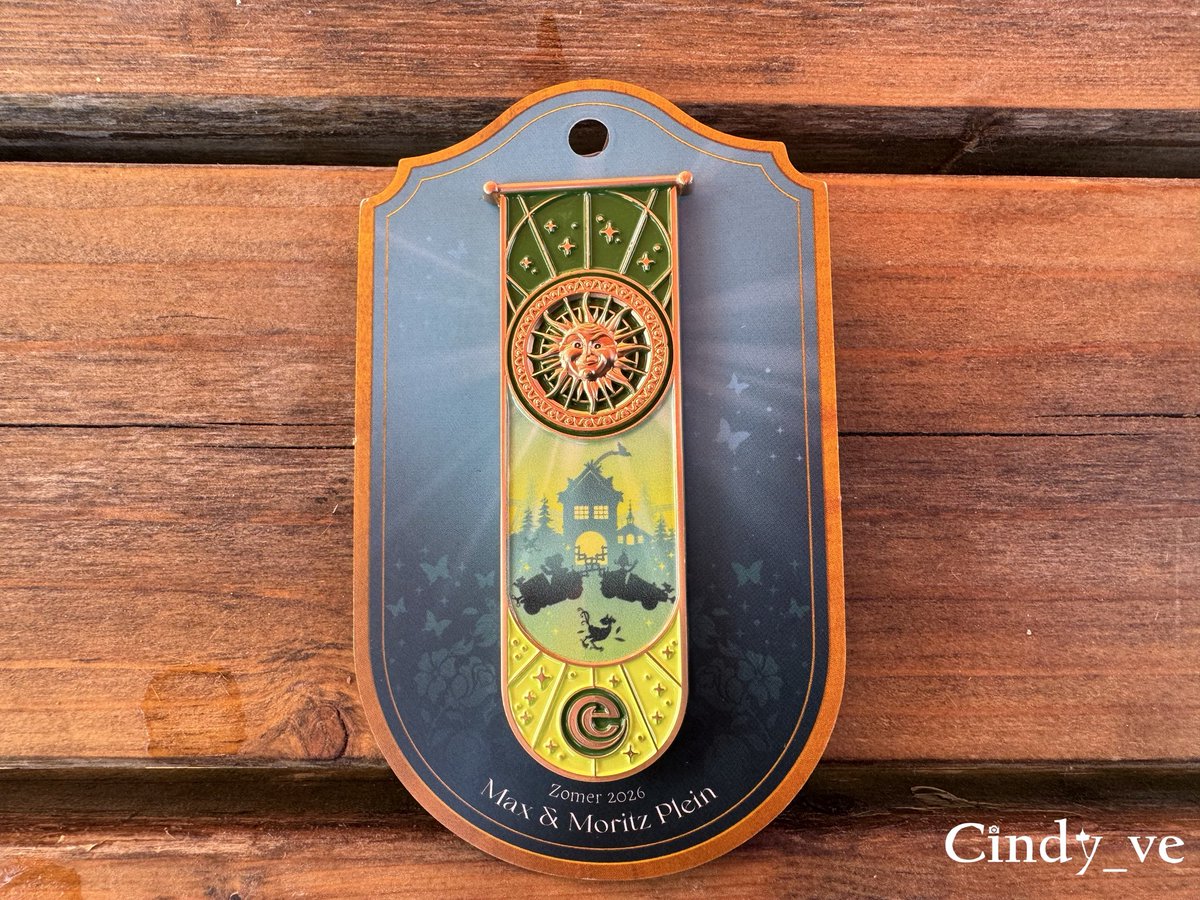 cindy_ve's tweet photo. De 4de #PinVaandel vanaf vandaag verkrijgbaar deze keer de #MaxEnMoritz variant €8,50 #Efteling https://t.co/VCQHx94lIM
