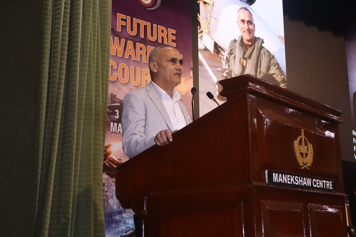 CENJOWS's tweet photo. #CENJOWS_FWC4
Addressing FWC 4.0, Rear Admiral Surendra Ahuja, VSM (Retd) of Shield AI explored the operational impact, strategic trade-offs, and evolving role of autonomous uncrewed platforms in contested environments.
#FWC4 #AutonomousWarfare #ShieldAI #Drones #FutureWarfare #HQIDS #CENJOWS
@HQ_IDS_India @adgpi @indiannavy @IAF_MCC
@IDSAIndia @ICWA_NewDelhi @OfficialCLAWSIN
@USIofIndia @CAPS_INDIA @nmfindia @vifindia
@orfonline @CSEP_Org @CSDR_India
@ChintanResearch