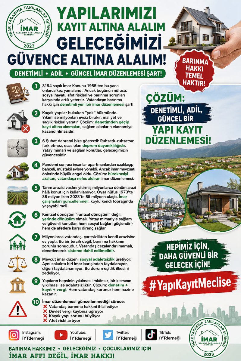 MDemirzo's tweet photo. @murat_kurum Bu mesele sağın, solun, 
 veya muhalefetin meselesi değildir. 
Bu mesele vatandaşın evidir, mülkiyetidir, geleceğidir. 
TBMM'de ortak akıl ve ortak çözüm istiyoruz.

#YapıKayıtMeclise

Yıkıma DurDe  DURDURUN YIKIMLARI https://t.co/sK8ytZUBRh