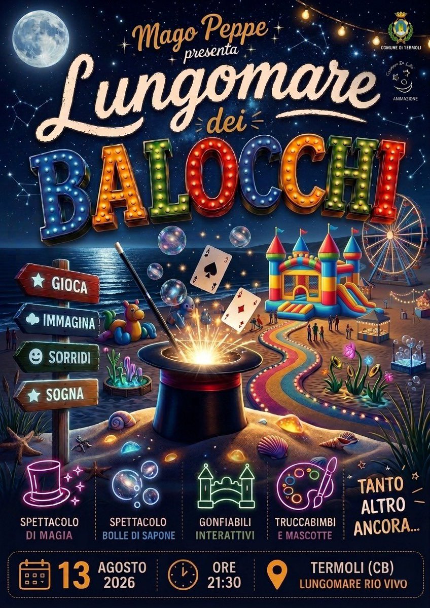 visittermoli's tweet photo. A Rio Vivo "Il Lungomare dei Balocchi"

Leggi qui: https://t.co/1VMhkJslQf https://t.co/mIcG0T0RF2