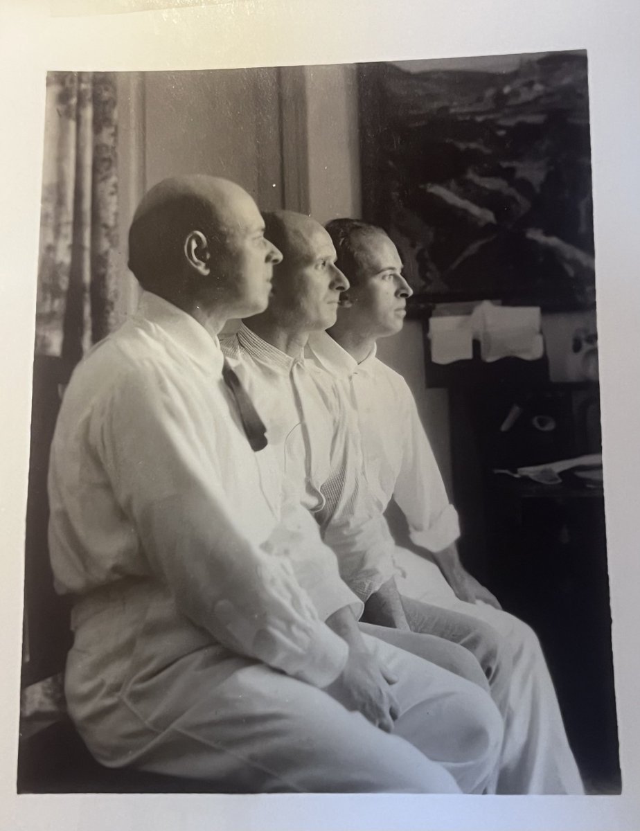BiblioCatalunya's tweet photo. Aquest any es commemora el 150 aniversari de Pau Casals. La BC conserva el fons de l'Orquestra Pau Casals i el fons fotogràfic, com un àlbum que conté aquestes fotografies de Casals a Montreal el 1927, Alemanya el 1929 i amb els seus germans al Vendrell (Top.: XXIII.7 BC 8) https://t.co/cOV8lTXrRJ