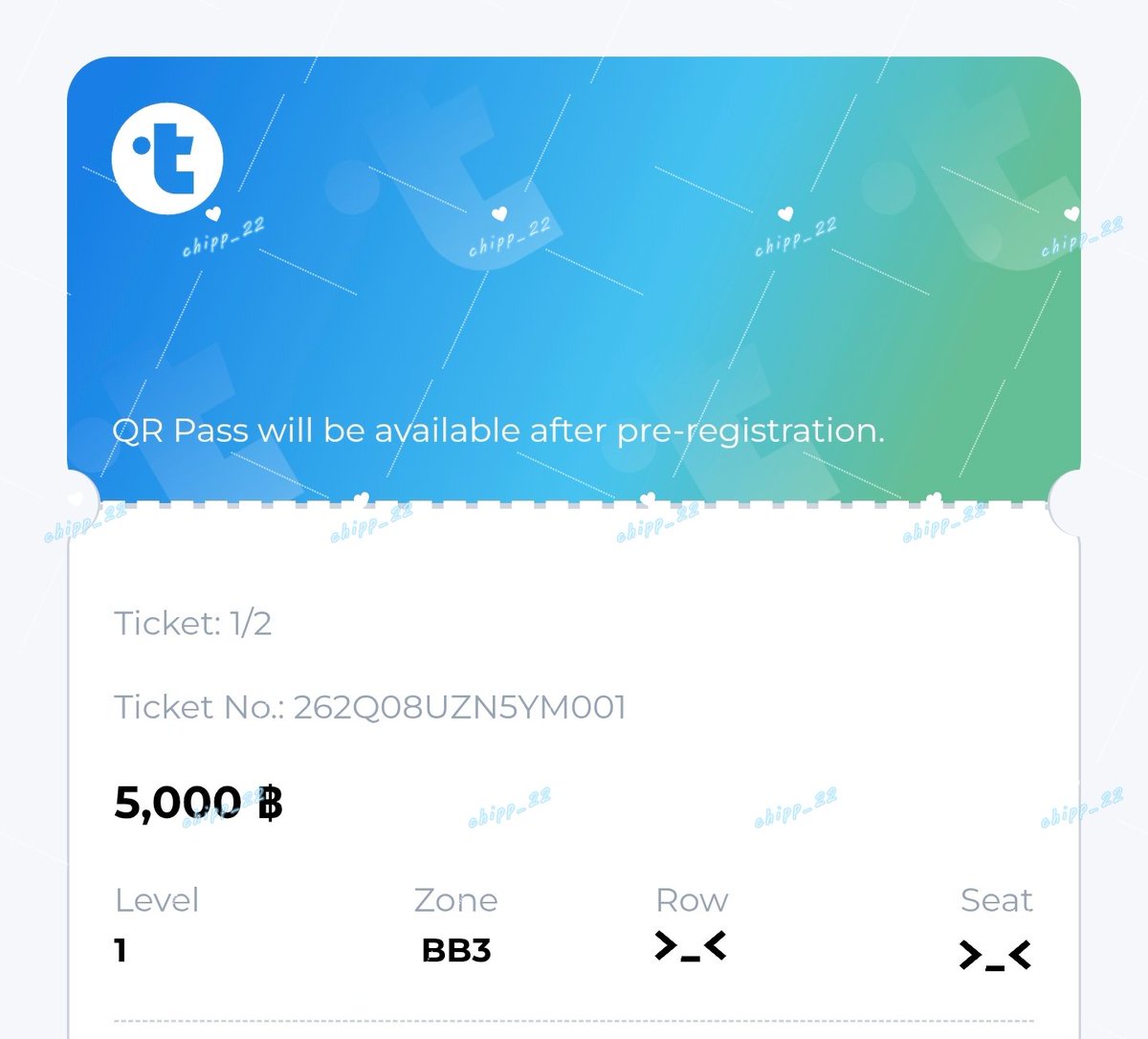 chipp_22's tweet photo. WTS/チケット譲ります
PERSES_UNCENSORED

3 October 2026
BB3(5000zone) 

 💸not original price
📸all benefit

สนใจสอบถาม DM ได้เลยค่า💌🙏🏻💖

#PERSES_UNCENSORED 
#PERSES #PERSES_TH 
#ตลาดนัดเพอเซส #ตลาดนัดperses https://t.co/9Hr8ffftyE
