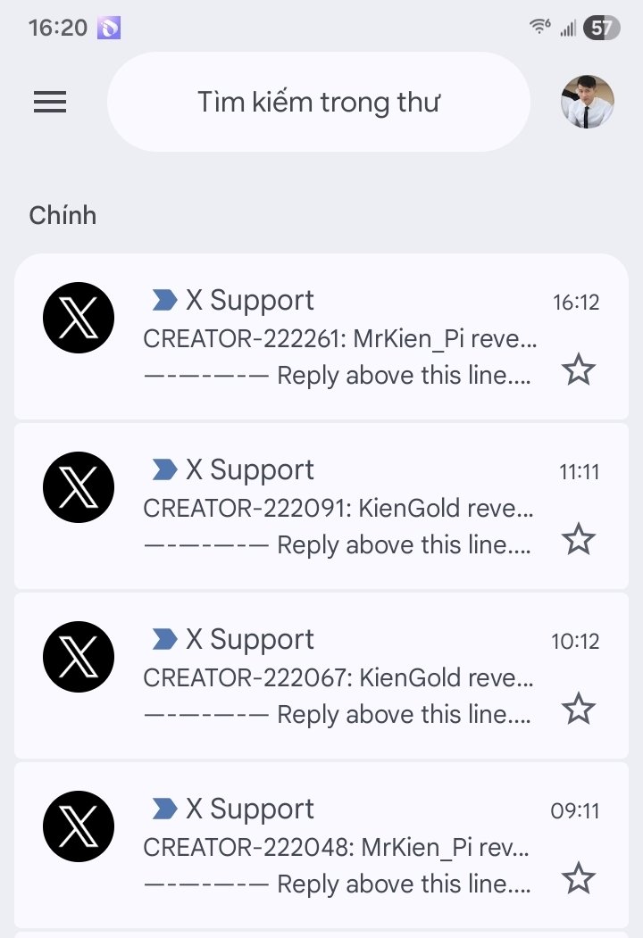KientranHY's tweet photo. Góc chia sẻ thật lòng nha.

Ai bị tkt vĩnh viễn và mỗi lần kháng cáo bị mail trả lời tự động về thì xác định bỏ acc đó đi nhé. Không bao giờ còn khả năng mở lại kiếm tiền đâu

Mình bị tkt 2 tháng rồi và đã xóa tất cả các bài đăng reup copy, xóa các bài vi phạm rồi. 2 tháng xây dựng lại toàn nội dung gốc, rep chậm lại rất nhiều, build rất cẩn thận NHƯNG kháng vẫn chỉ nhận lại mail tự động

Ai muốn build X tiếp thì mình nghĩ xây dựng tài khoản mới tốt hơn