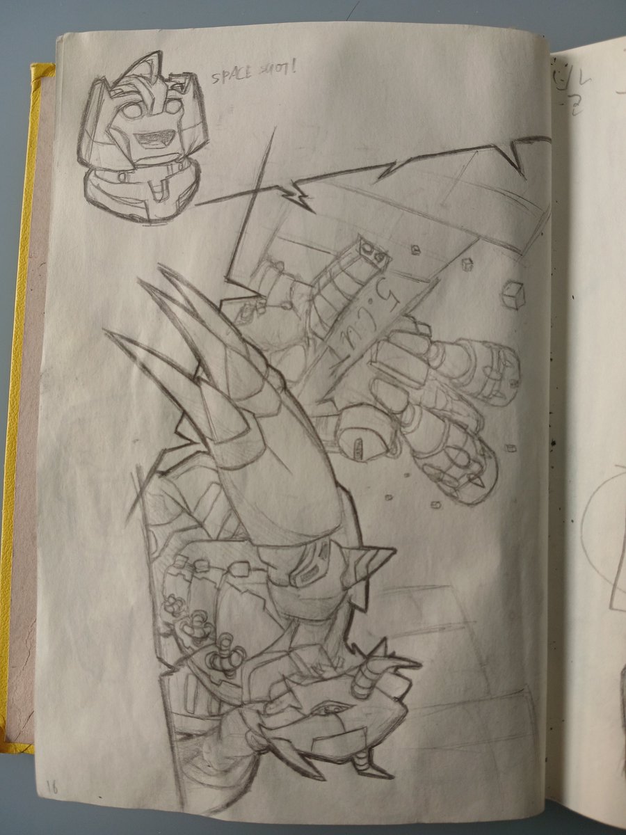 123Darken's tweet photo. Even more Sketchbook pages!
WarGreymon cuts Mugendramon
Inferno thing
Assets for inkyober 2025
And Grimlock!
(with QuickSting)
Arts By: #PWG #Darken
It's: #Digimon #WarGreymon #Transformers #GrimLock #SpaceShot #BlackOut #ShockWave #SketchBook #TheTransformers #TransformersRBM https://t.co/oyCnfMTfNt