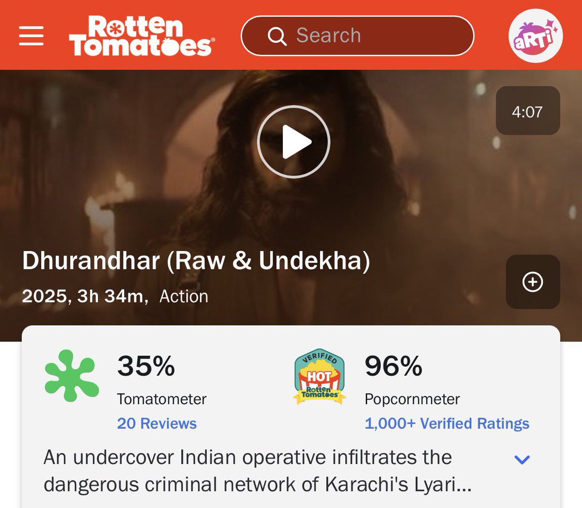 fozzywrites's tweet photo. Rotten Tomatoes has two separate scores, the critics score and the audience score. Conveniently, you cropped out the audience score. Both D1 and D2 have a 95% audience rating from over 1000+ verified users. Nobody gives a rat’s ass what 20 random critics think. 

Cope and seethe. https://t.co/DAFTwzs6pY