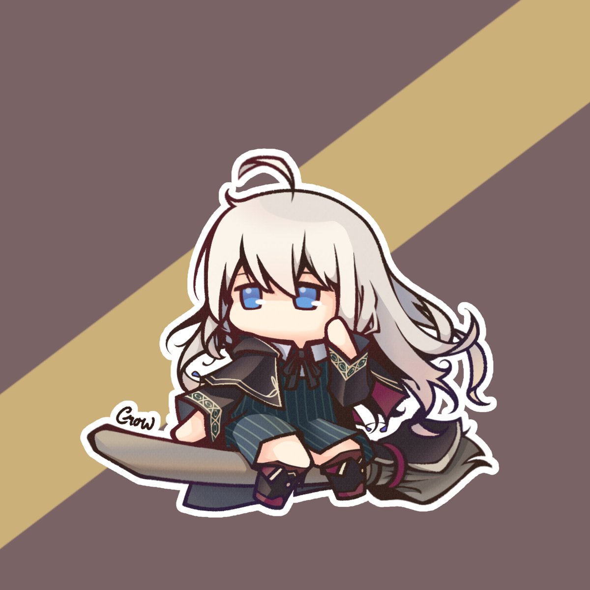 untetheredcrow's tweet photo. Hat-less ver. cuz why not https://t.co/hwxLGPiuNc