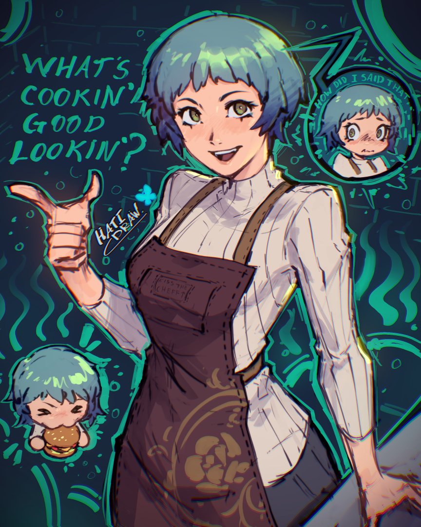 HatiDraw's tweet photo. Fuuka will always help you through hard times 
#Persona3 #Persona3Reload https://t.co/w5iOaMViUE