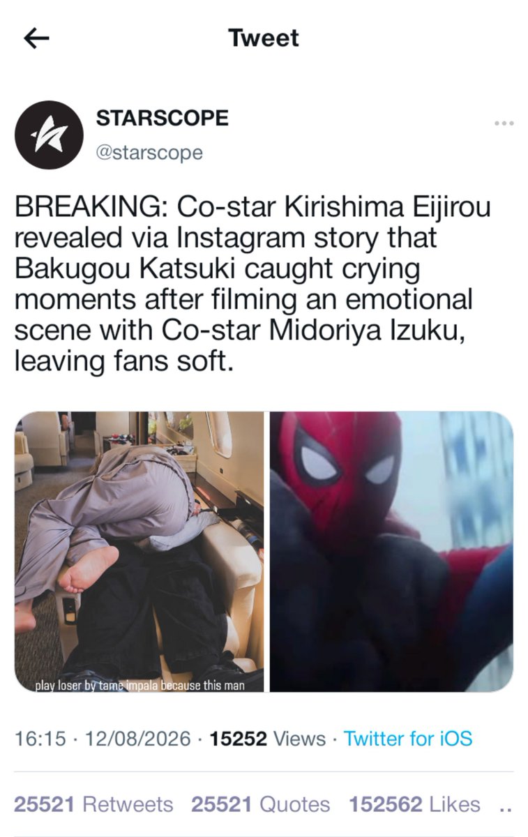 kyonry0's tweet photo. #bkdkbk #ktdk actor au! where in izuku deals with katsuki who thought the acting in the new spiderman film was too real, he thought he doesn't love him anymore (for real). https://t.co/HGdID1ymqa