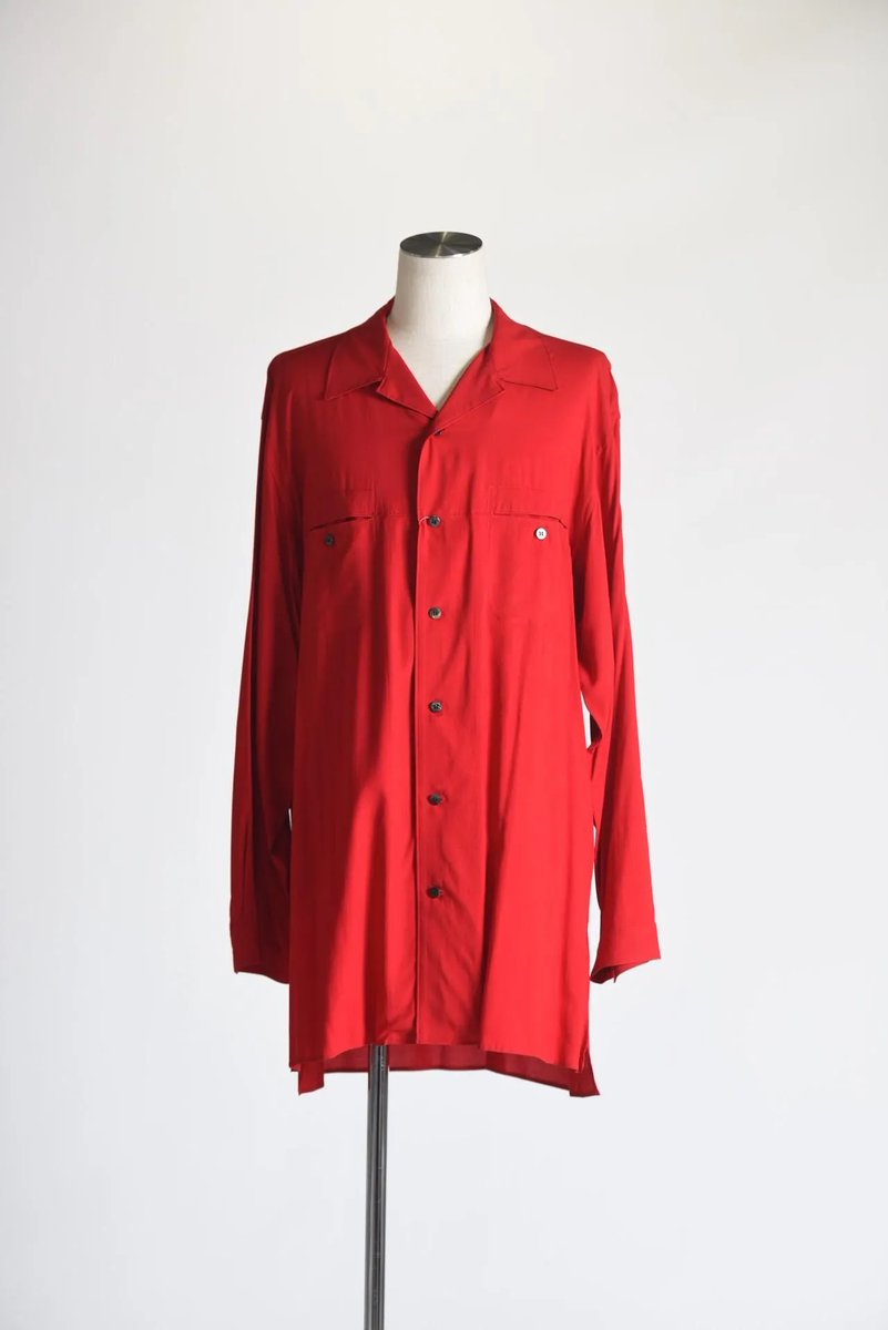DearJoze's tweet photo. Y's for men 
RAYON LAWN SHIRT WITH OPEN COLLAR

ワイズフォーメンの代表的なカラーであるredの美しさが印象的な開襟レーヨンシャツ。

https://t.co/5flluycy0D https://t.co/8SjuglWfzj