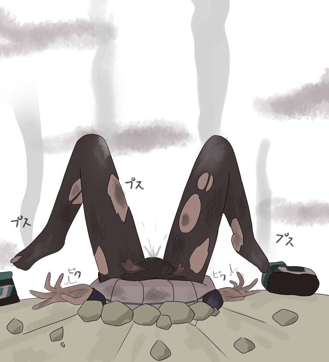 GAME_OVER_BAIT's tweet photo. ⠀
BZzzZzzZzZZZZRRrrRTTTTTT .ᐟ ֹ ₊ 

How humiliating… Another CRUSHING DEFEAT against a monster, this time she’s been done in by a BRUTAL lightning attack… Her legs stick out from the ground, twitching and shaking as volts surge through her orgasming body. 

GAME OVER…
⠀ https://t.co/1z8svdAhoM