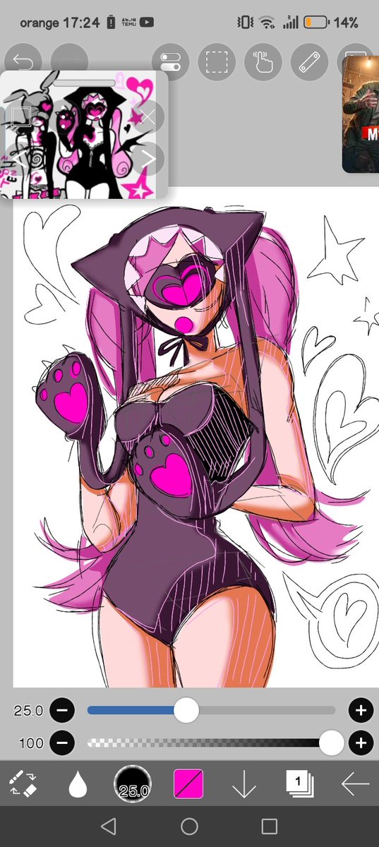 Nikitochk4's tweet photo. Finally posting something. 

I really like these designs so I tried to draw Mizi. Just a sketch for now. I'll try to finish it today, then I'll make Sua  ! https://t.co/Gzuj6idzkO
