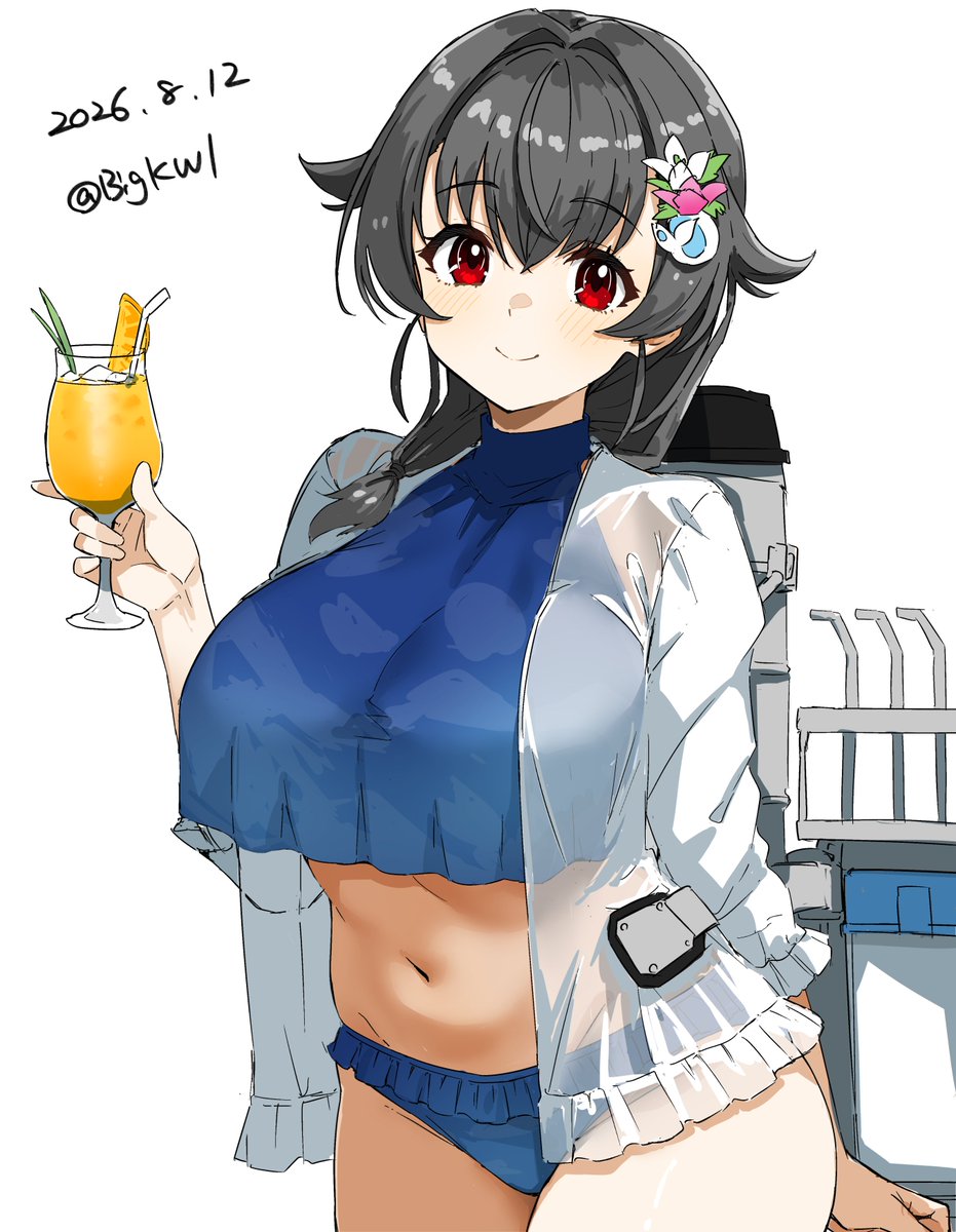 BigKwl's tweet photo. 迅鯨 
#艦これ版深夜の真剣お絵描き60分一本勝負 
#艦これ版真剣お絵描き60分一本勝負_20260812 https://t.co/XQ5NizrQOL