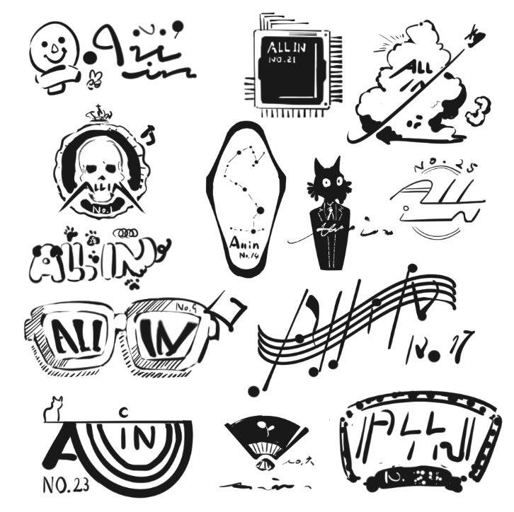 0z0____m's tweet photo. イメージしたロゴを好き勝手描いてる だいぶ楽しい https://t.co/1u1MmoP9V4