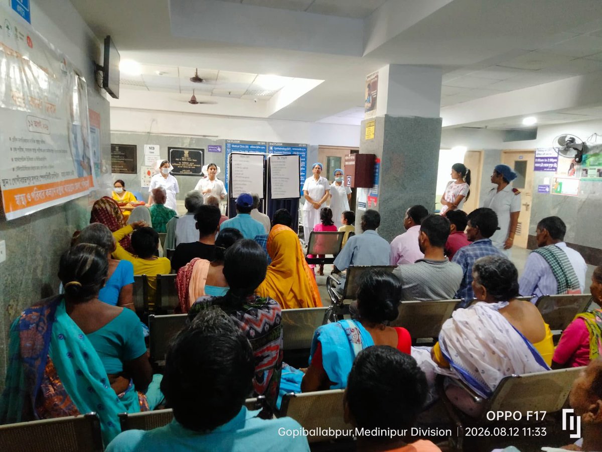 wbdhfw's tweet photo. Vay Vandana Diwas was celebrated in Jhargram district, bringing attention to the health, well being, and dignity of senior citizens.
#VayVandanaDiwas #Jhargram #SeniorCitizenHealth #AyushmanWeek #HealthcareForAll https://t.co/z9IzhIRoCi