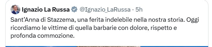 Moonlightshad1's tweet photo. L'eccidio di Sant'Anna di Stazzema porta la firma dei nazisti e dei fascisti italiani. 
La Russa non lo può dire, io sì. https://t.co/8jbTivsjff