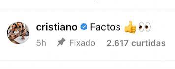 f713205's tweet photo. @S4NCTU5 @breathMessi21 If I hadn't seen Ronaldo's message, I might have believed what you said. https://t.co/UFZsjLDdoQ