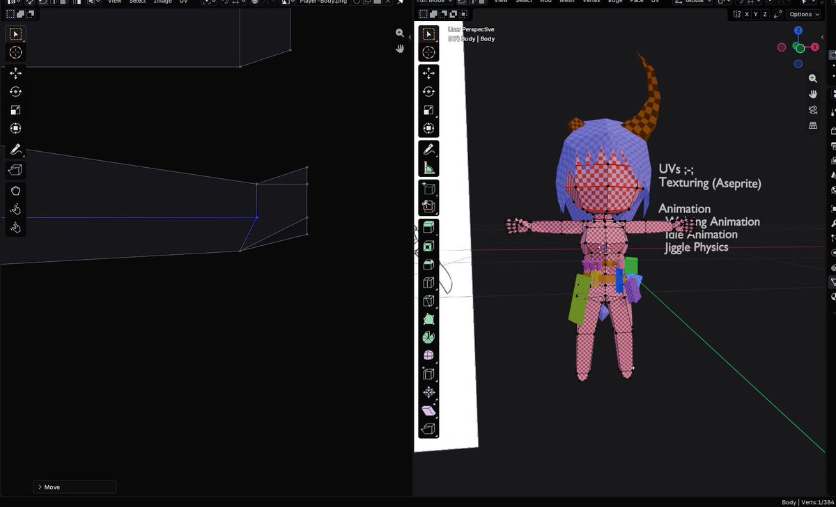 confusedcatgrl's tweet photo. Back into the blender grind. Slow progress, but progress for sure!
#blender #lowpoly #FUCKwhyUVS https://t.co/BpAaH5GxL6