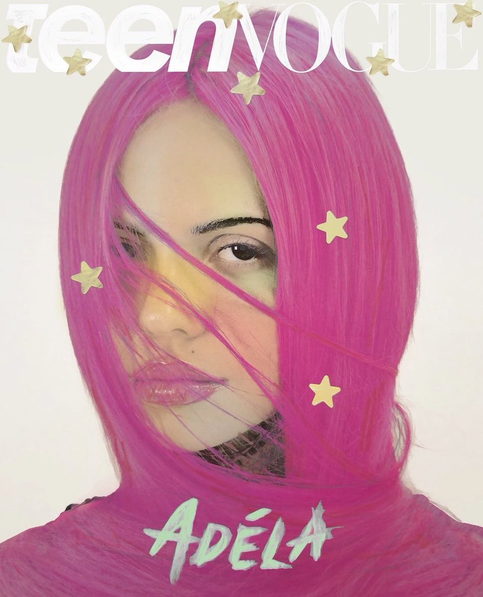 AdelaAccess's tweet photo. ADÉLA graces the cover of Teen Vogue. https://t.co/XsBOOVU85Y