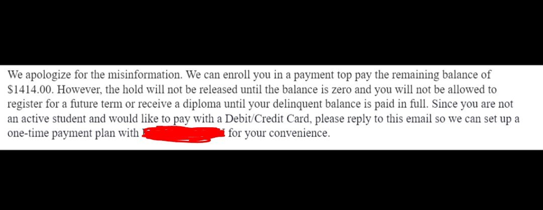 CatsMakeBiscuit's tweet photo. Good morning. Some bad news. 

I can't even enroll for classes by the deadline (Aug 24th). I have to pay off a class debt that they made the mistake of adding but they say I must pay It off asap otherwise no college! 

I know it's a lot to ask. But please help me. 
Goal: $1414! https://t.co/iQIl8LcaCv