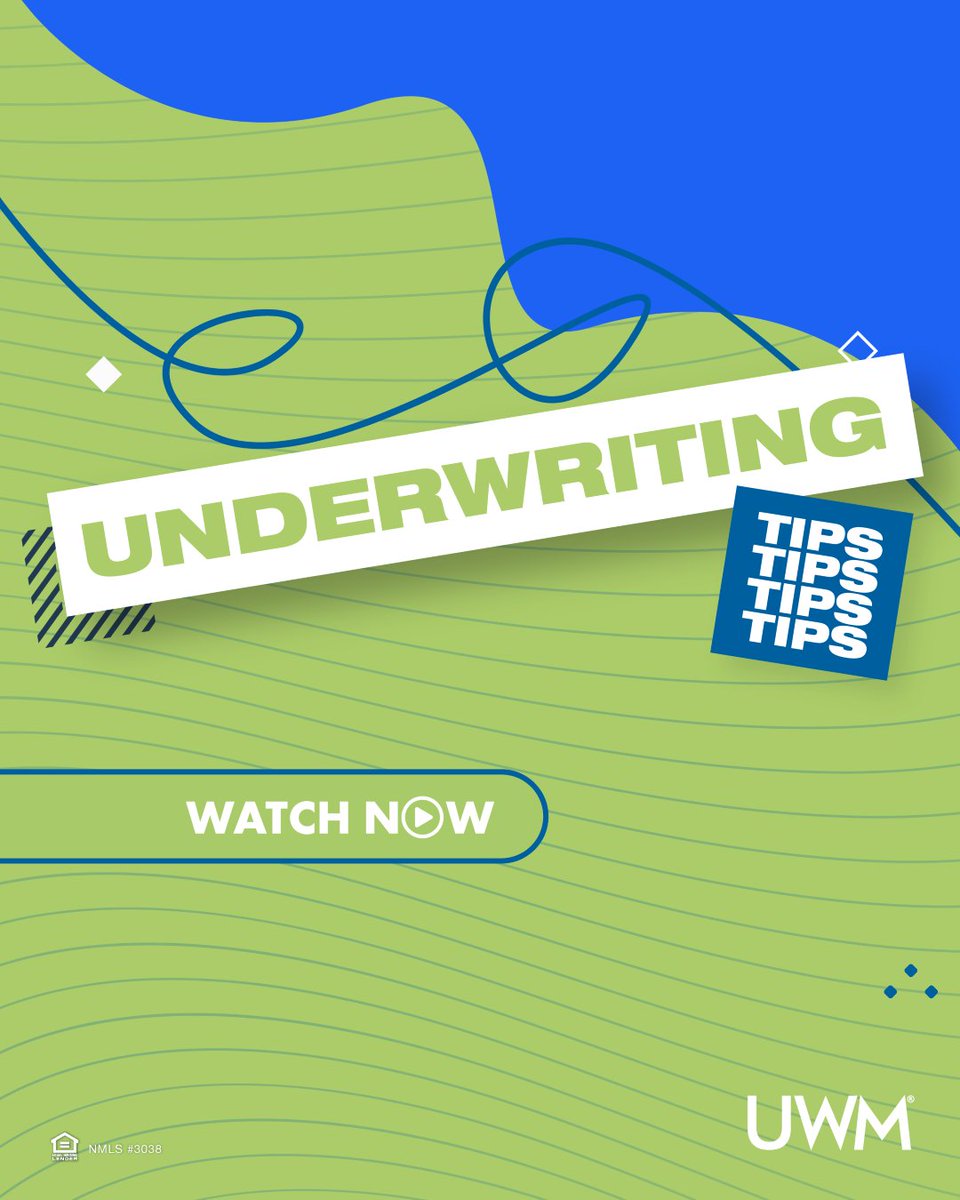 lukev_07's tweet photo. Whether it's a product enhancement, guideline update or underwriting refresher, our Underwriting Tips are built to help you find answers fast and avoid common roadblocks. Watch the latest tip today and grow your expertise: https://t.co/ksqs2KExSn https://t.co/8PqDHj17b7