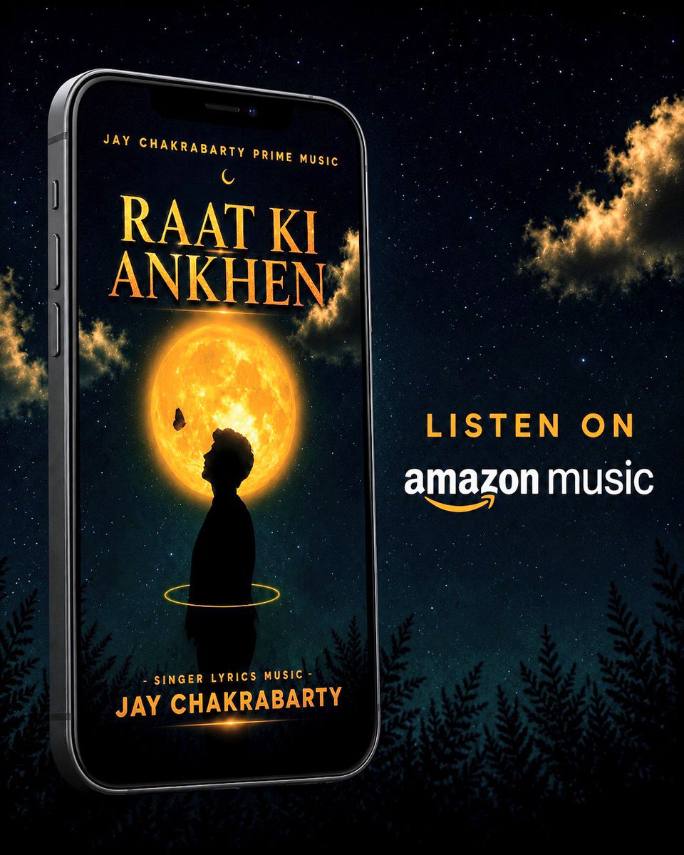 ChakrabartyJay's tweet photo. My Music Album  l  Available on Amazon Music

( World's 5th Largest  Music Platform )

Link : https://t.co/cYZew1K467 https://t.co/nRLnnjP4s5