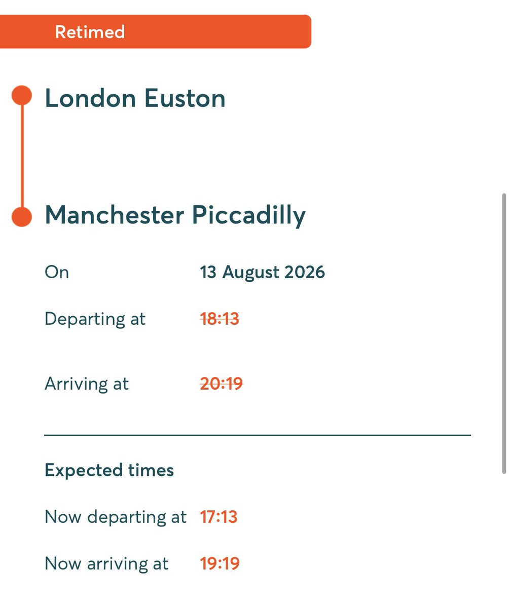 TansTopics's tweet photo. @AvantiWestCoast A bit weird to receive this email when I had already booked the 17:13 train, not 18:13 🤨 https://t.co/n9MyeGDMkF