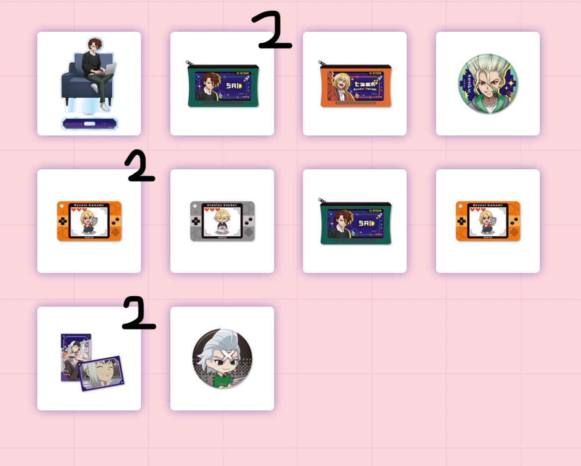 lapis_82's tweet photo. Dr.stone  ドクスト  推しくじ  交換譲渡

求：チェルシー

譲：画像

お気軽にお声掛けください https://t.co/D95LUfpIcu