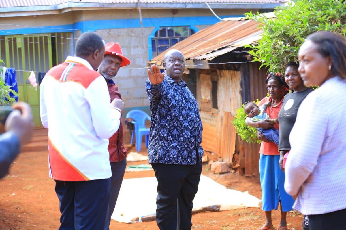 RealMatiangi's tweet photo. It was a joy to meet Mary Moraa and her mother-in-law, Mary Wambui, who warmly welcomed me. We shared a brief conversation about the difficult economic times facing ordinary families and their hope for change at the ballot in 2027.

Moments like these, stopping to listen and exchange a few words with Kenyans along the way, make this journey all the more meaningful.