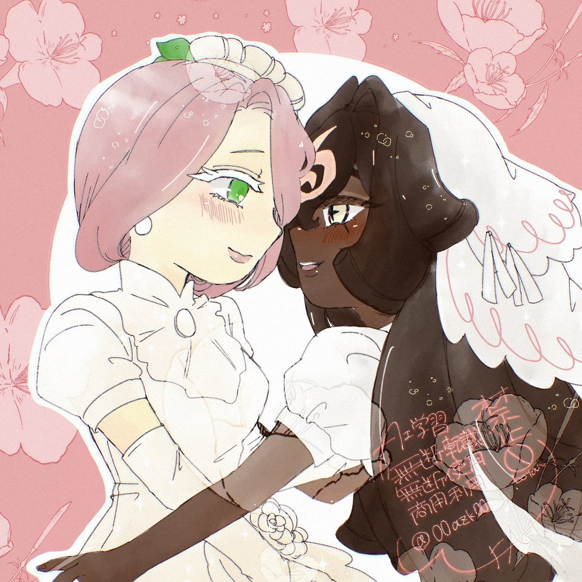00azk00's tweet photo. この二人も好き…💗
#weddingcakecookie
#blackforestcookie
#weddingforest https://t.co/wR2s4uqbgf