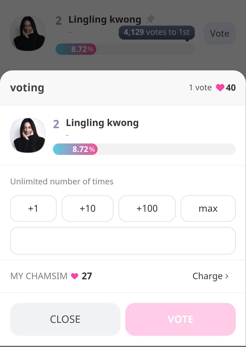 LittleCactus115's tweet photo. JMA : Most Influential Southeast Asian Artiste - Female

semi - final round 
คะแนนรวม 6 app Top 5 ได้เข้ารอบ

Lingling Kwong
- idolcamp No.2
- Mubeat No 8
- Muniverse No.9
- jook -

ต้องการคนช่วยโหวตจำนวนมาก

#LinglingKwong‌ #หลิงหลิงคอง‌ 
@linglingsirilak https://t.co/q7Cc5HnNYR