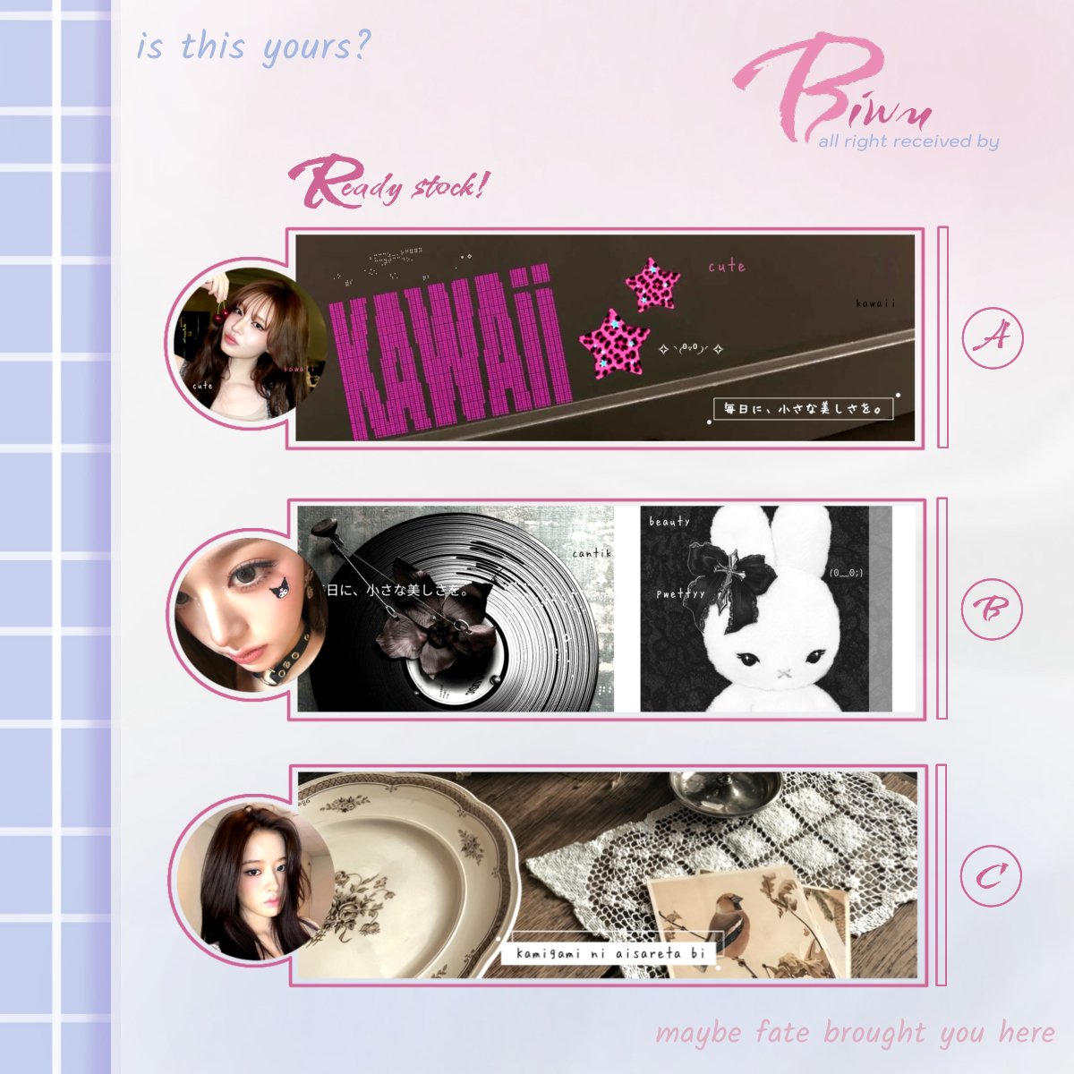 biwuvi's tweet photo. #zonauang Help repost please 🥺☝️

Ready stock!  Layout rs LIZ WONY YUJIN JOY dan YERI ★ bisa langsung take di reply atau dm biwu ya!! ayow langsung #bealanja dan jajank! 

ONLY https://t.co/LqWg9mpoxo /ea https://t.co/MhLMntypes