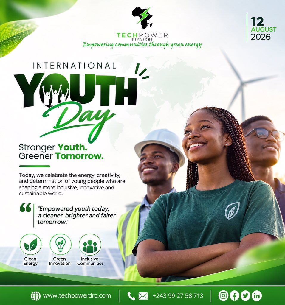 PowerDrc's tweet photo. Empowered youth today, a cleaner, brighter and fairer tomorrow🌱

This isn't just a slogan, It's our mission
we believe that investing in young people is the most powerful tool we have for a #sustainablefuture

#YouthInAction #Sustainability #GreenInnovation #FutureLeaders #viral https://t.co/oXDVN8RFZi