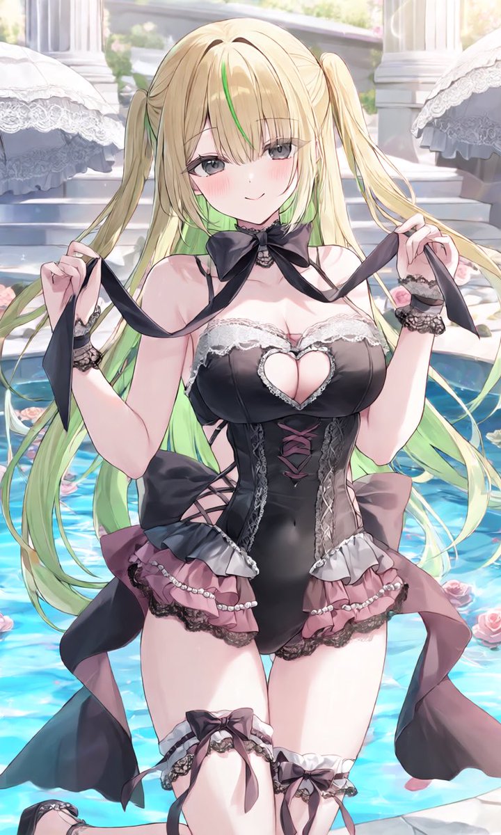 mbq3tx's tweet photo. 🎀プロンプト配布

👙ロリータ×水着
ポーズ/背景固定

⚠️Web版のみ、だいぶ攻めてます

https://t.co/e1Cdrtbey4

ff内外使用◎
着せたら引用かリプで見せてくれると嬉しいです🫶🏻

※他作と類似していたとしても模倣/盗用の意図はありません https://t.co/SSqNfpC9UP