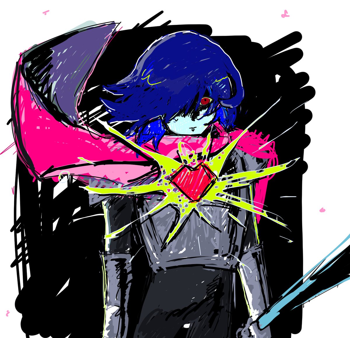 martyrdonn's tweet photo. iv started the #deltarune #peak https://t.co/YtW5Dabkvj