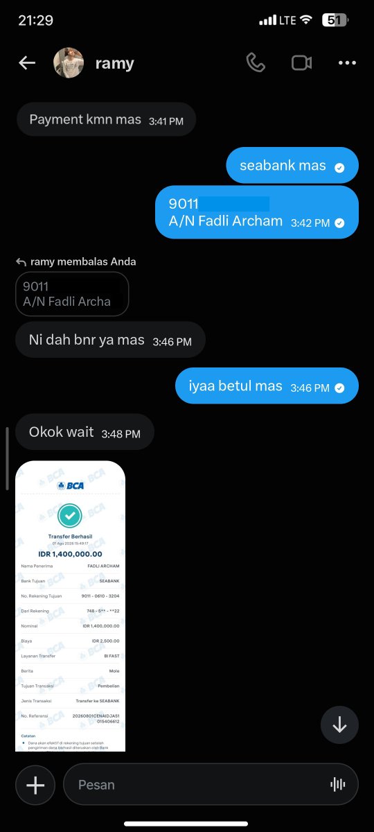 ArcelineZone's tweet photo. udah lama ga upload testi
nominal 1jt+ sold direct 🥰 https://t.co/OVkVAfG0Vq