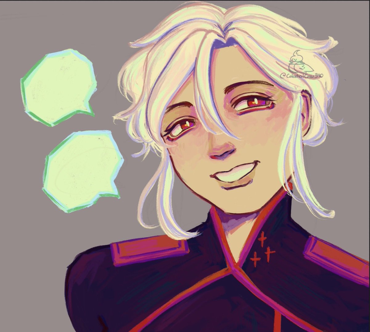 CelestialC340's tweet photo. Sneak peak to a little comic I’m working on!!! 
Trying out a new art style for this one
#signalis https://t.co/iDjprMXbEk