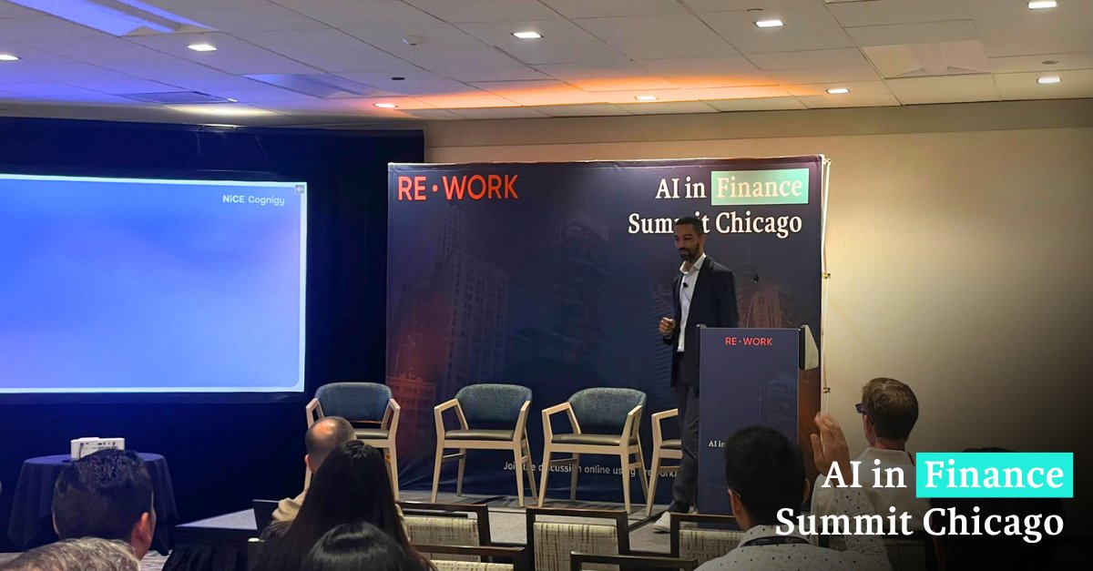teamrework's tweet photo. At AI in Finance Summit Chicago, Lanier Pegues, Director of Sales at NiCE Cognigy, is exploring “𝐓𝐡𝐞 𝐀𝐠𝐞𝐧𝐭𝐢𝐜 𝐎𝐩𝐞𝐫𝐚𝐭𝐢𝐧𝐠 𝐋𝐚𝐲𝐞𝐫 𝐟𝐨𝐫 𝐂𝐗: 𝐅𝐮𝐭𝐮𝐫𝐞-𝐏𝐫𝐨𝐨𝐟𝐢𝐧𝐠 𝐅𝐢𝐧𝐚𝐧𝐜𝐢𝐚𝐥 𝐒𝐞𝐫𝐯𝐢𝐜𝐞𝐬 𝐁𝐞𝐲𝐨𝐧𝐝 𝐭𝐡𝐞 𝐂𝐡𝐚𝐭𝐛𝐨𝐭.”

#reworkAI https://t.co/UcOQJkcRq2