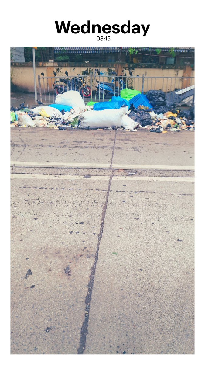 ManishaDesai1's tweet photo. @worli_residents @mybmc @mybmcWardGS @AshwiniBhide @mayor_mumbai Today 8.15 am . Dainik shivneri marg, worli. How are we to tolerate this https://t.co/SCtvycRI6n