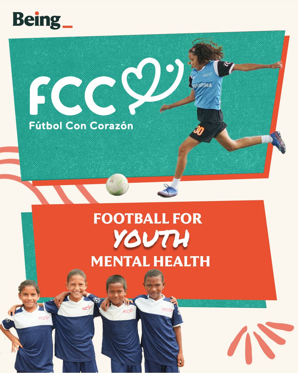 beinginitiative's tweet photo. "Let’s Play for Baranoa," by @FCCColombia, an innovation backed by Being (led at @gchallenges), is using #football to help children and young people build skills both on and off the pitch.  👉Learn more:  https://t.co/kskzHcC5xV https://t.co/UMbGXZFhnR
