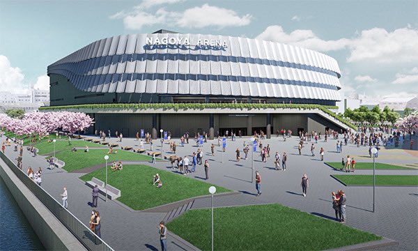 oinagoya's tweet photo. みなとアクルスエリアに2028年上旬頃、1万人規模の多目的アリーナ

名古屋アリーナ がオープン予定だよ～！ https://t.co/g0B8KEHRj5