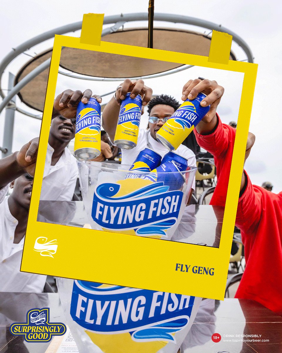 flyingfishng's tweet photo. Around here, the vibe is always in focus. ๐๐ฅ
Every frame tells the same story:
Fly Geng, Fly energy, and Unforgettable moments.
Which frame says โVIBE" the loudest? ๐
#FlyingFish
#FlyingFishNG
#SurprisinglyGoodTimes https://t.co/ZWBffydrgs