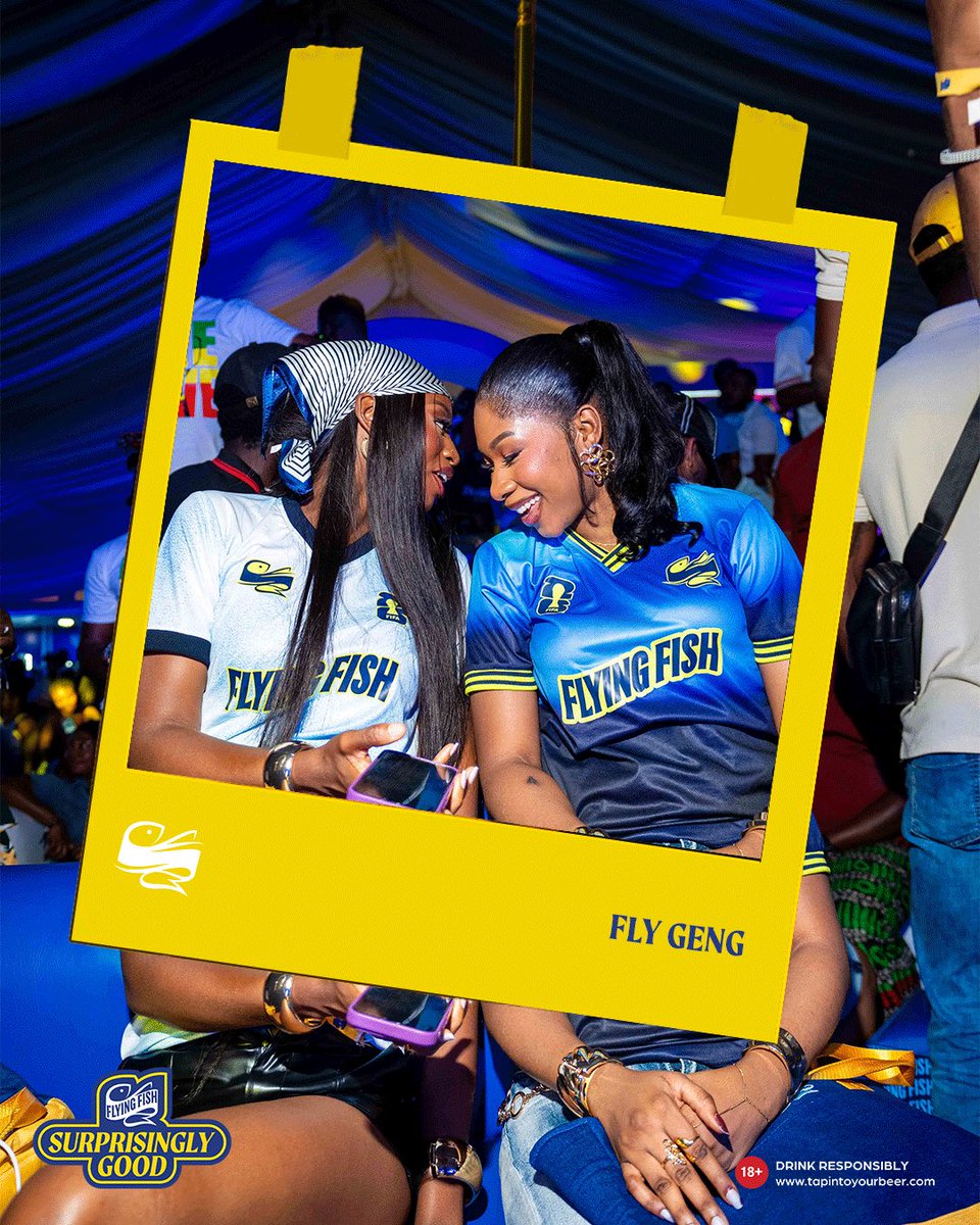 flyingfishng's tweet photo. Around here, the vibe is always in focus. ๐๐ฅ
Every frame tells the same story:
Fly Geng, Fly energy, and Unforgettable moments.
Which frame says โVIBE" the loudest? ๐
#FlyingFish
#FlyingFishNG
#SurprisinglyGoodTimes https://t.co/ZWBffydrgs