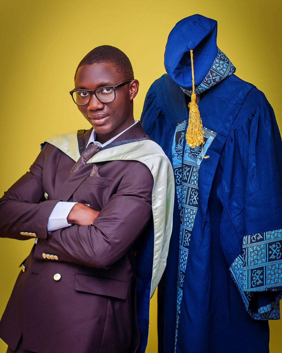 AyilaraLawal's tweet photo. Grateful beyond words to graduate as the Best Graduating Student of Lagos State University, Ojo, for the 2024/2025 Session. Every victory was by Allah’s grace. Here’s to bigger dreams, impact, and a lifetime of excellence. 🎓✨  #LASUConvocation #BestGraduatingStudent2025 https://t.co/PpGTxgT9WL