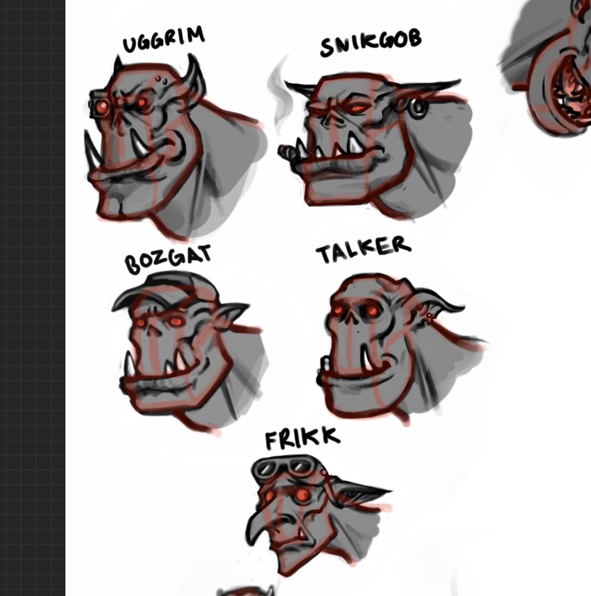 slazbag's tweet photo. Did a basic character ref sheet for future stuff #prophetsofwaaagh https://t.co/zM0pVZihx0